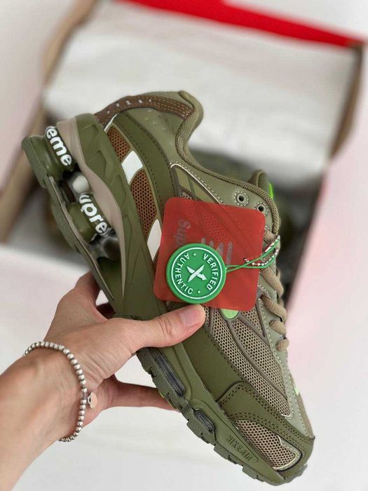 Мужские кроссовки Nike Shox Ride 2 Supreme Khaki. 40-45