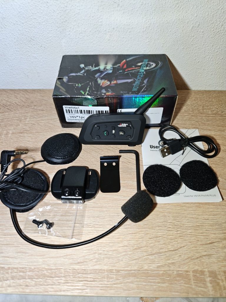 Мотогарнитура  Интерком 1200м Vnetphone V6