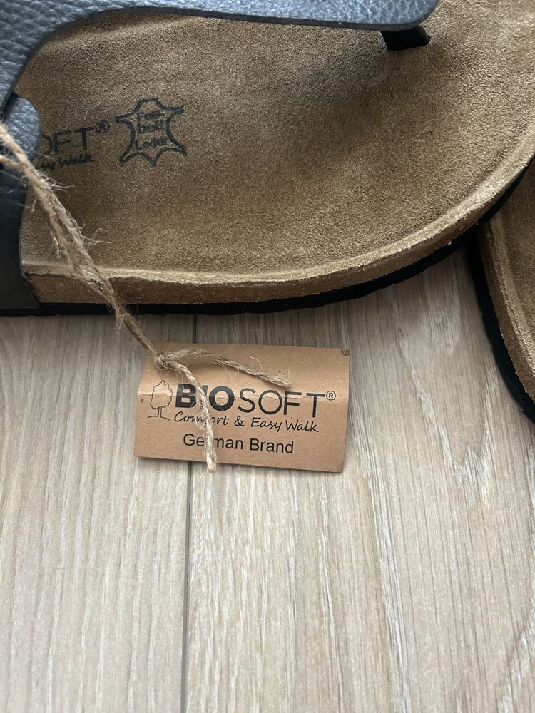 Nowe japonki meskie skorzane Biosoft rozmiar bo 45