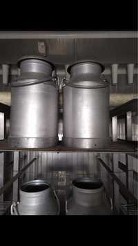 Potes de inox para leite