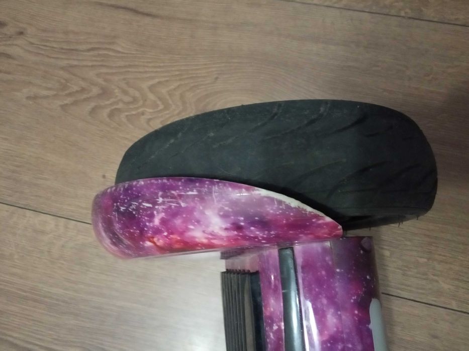 Гироборд 10,5",гироскутер Фиолетовый космос