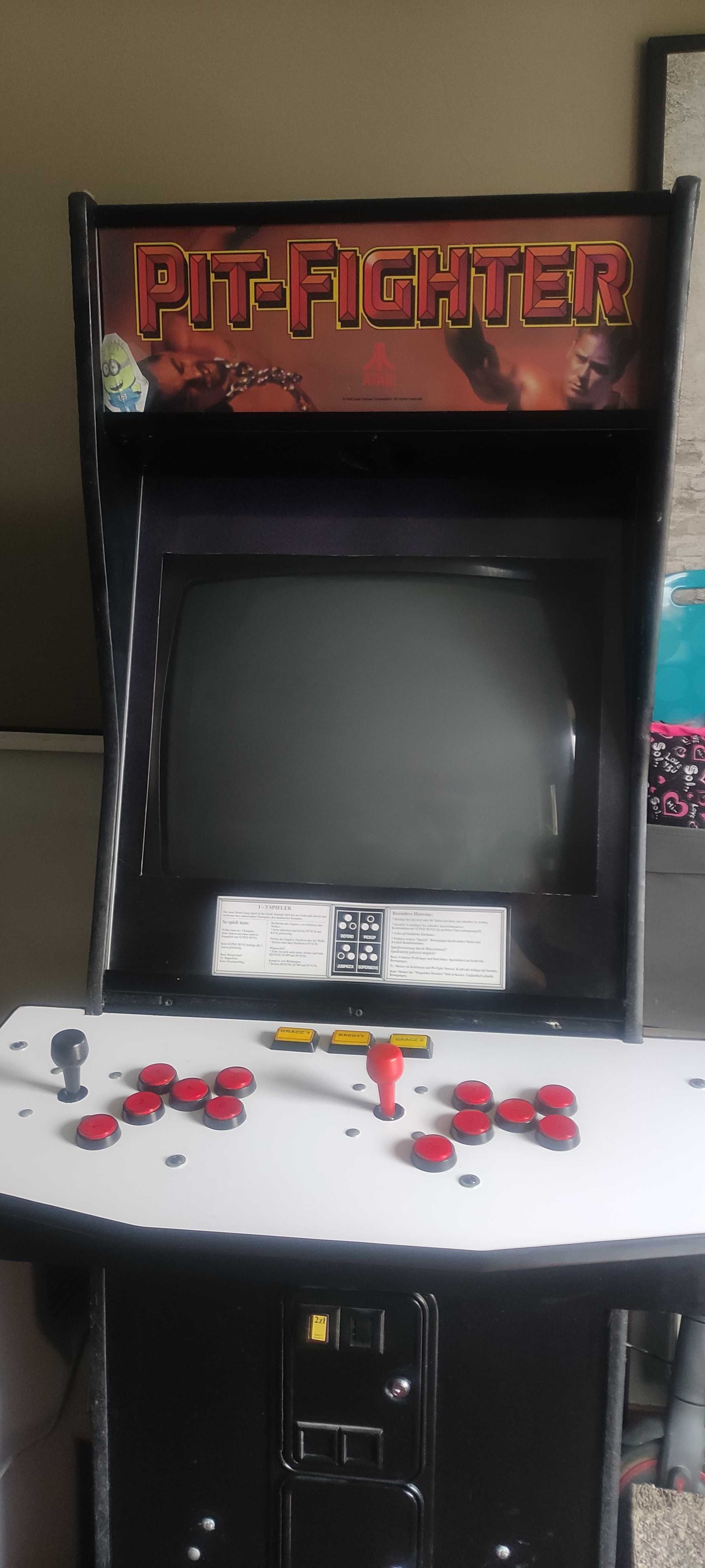 Automat Arcade Atari z 1991 monitor kineskopowy WROCŁAW