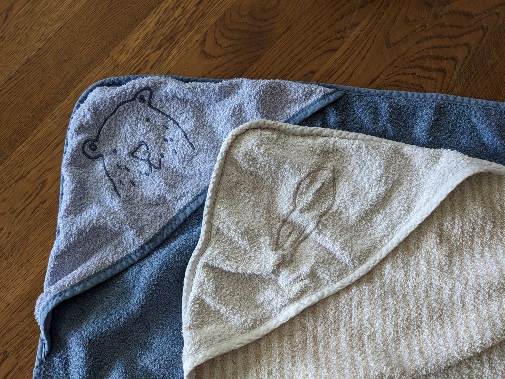 Ręczniki z kapturkiem dla dzieci niemowląt na basen