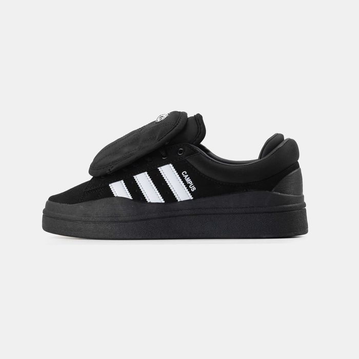 Женские кроссовки Adidas Campus Black-White. 36-40