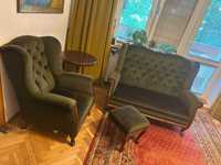Sofa+fotel+pufa+stolik