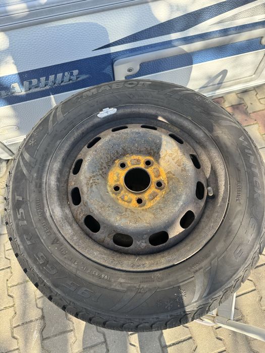 Koła Ford 5x108 felgi 15” opony zimowe 195/65 r15 focus komplet