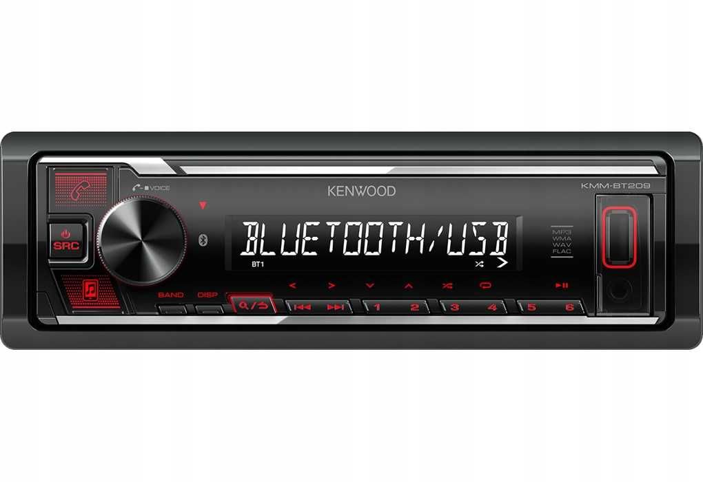 Radio samochodowe Kenwood KMM-BT209 MP3 AUX BT USB