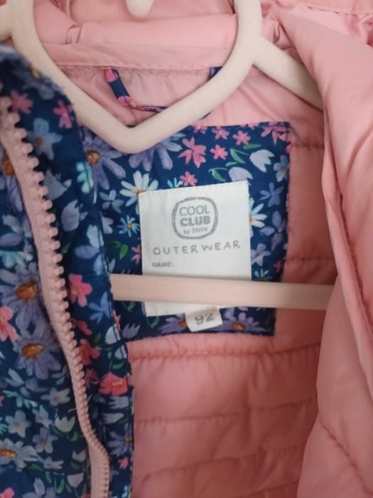 Kurtka dla dziewczynki z kapturem, SMYK, Cool Club, rozmiar 92cm