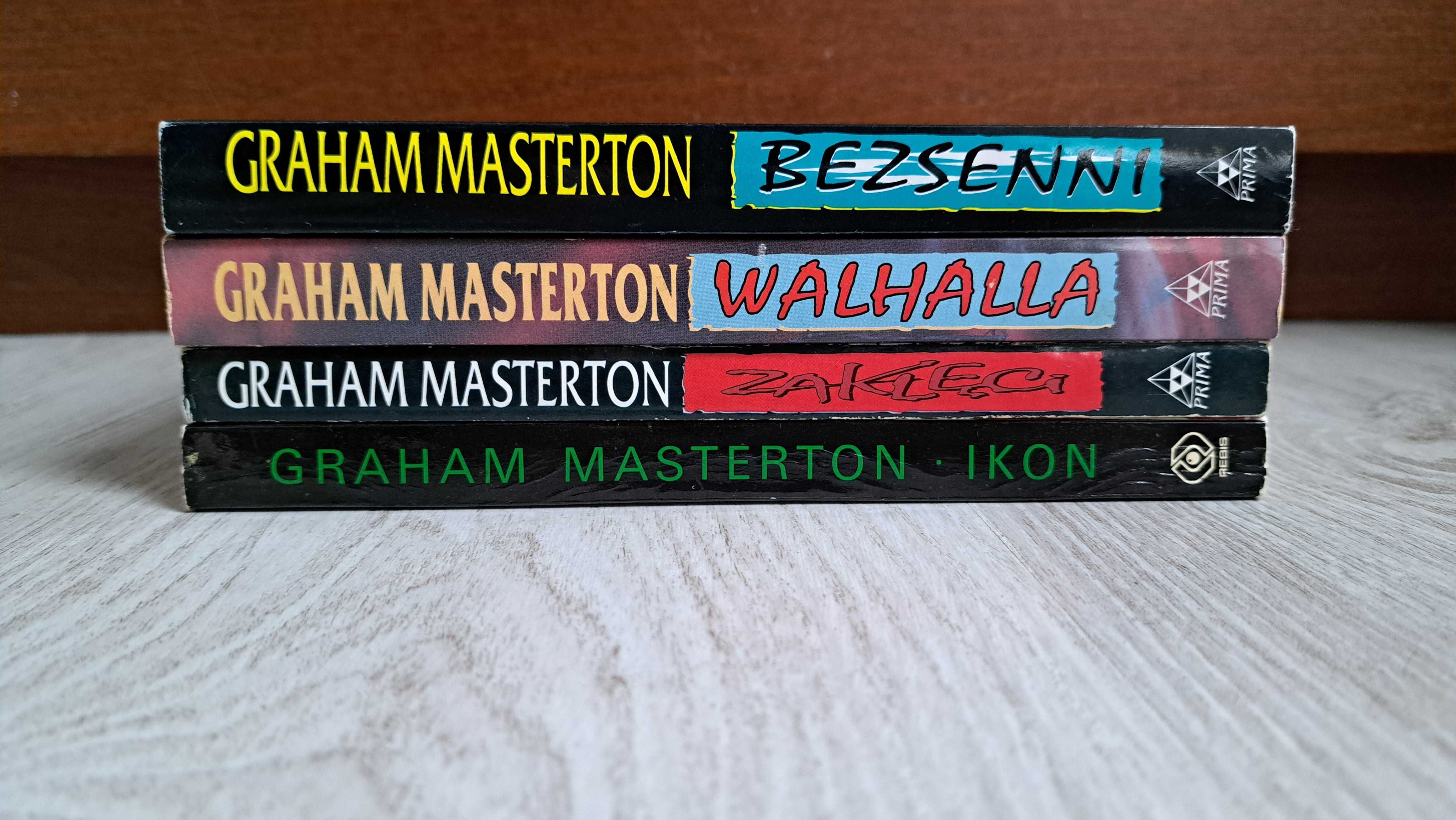 4x Graham Masterton Walhalla + Zaklęci + Bezsenni + Ikon

***