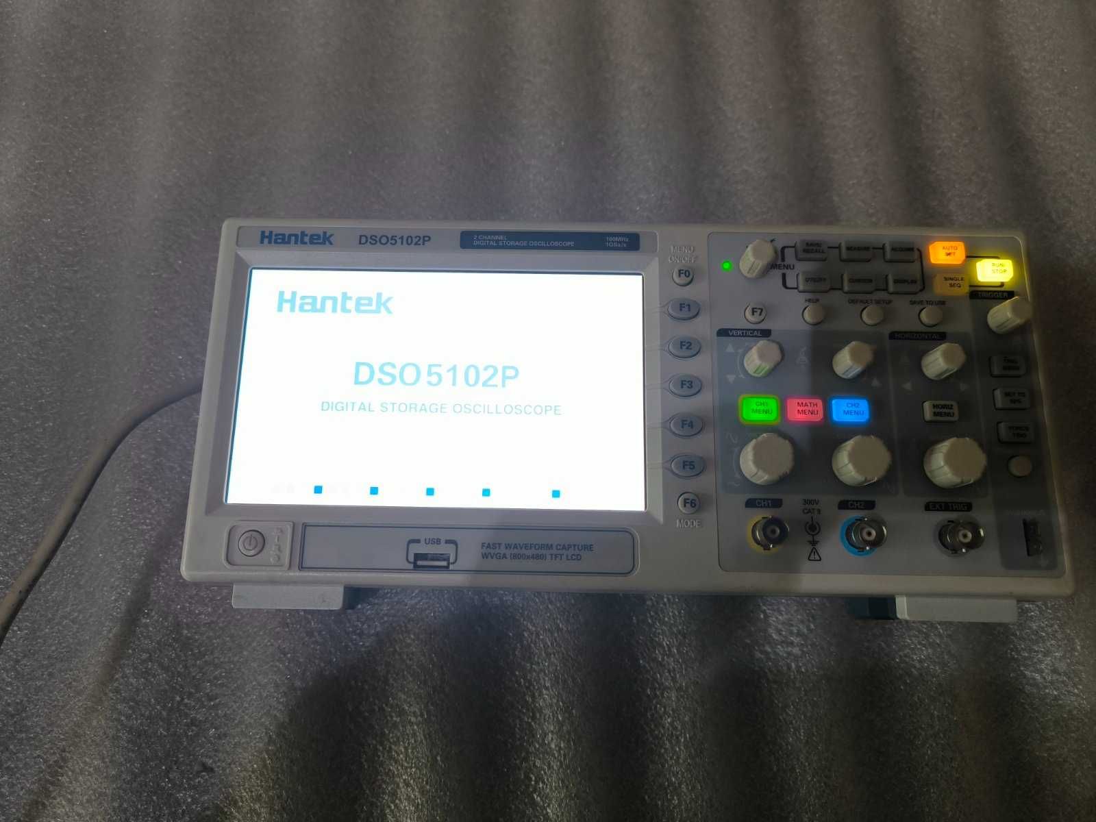 Осциллограф Hantek DSO5102P (100 МГц) двухканальный цифровой