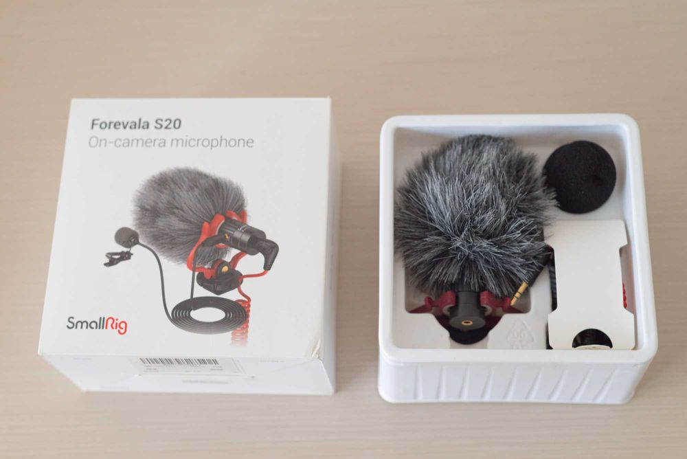 FOREVALA s20 on-camera microphone / Microfone de câmara