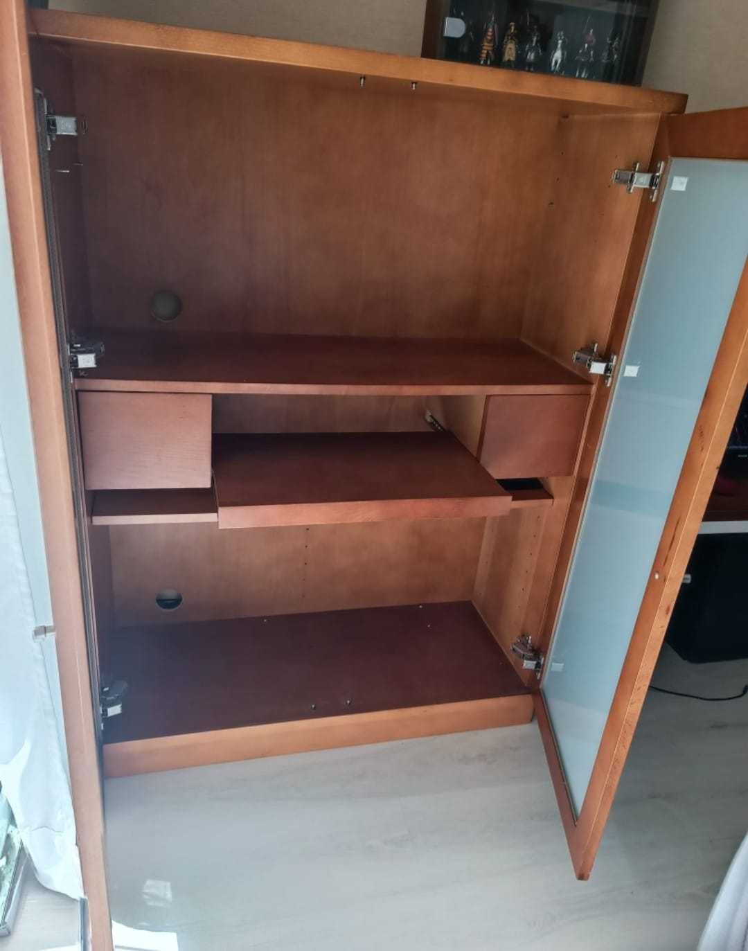 Armário de Sala/Quarto em Madeira Maciça Cerejeira – Ideal para Ocult