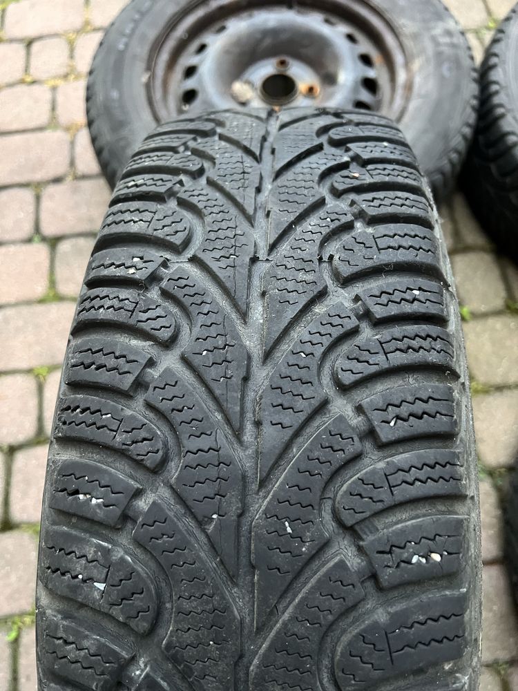 Oryginalne koła z felgami stalowymi 4x100 GM OPEL Corsa, Astra