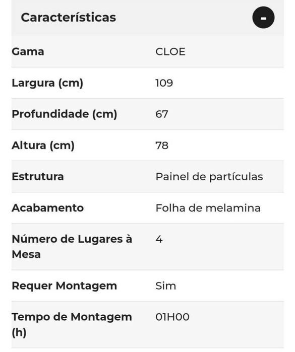 Mesa de refeição