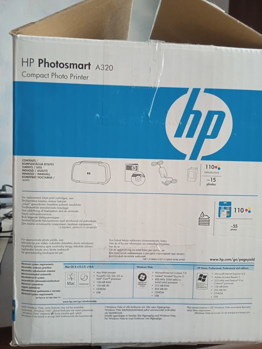 Photosmart A320 Принтер для фотографій р