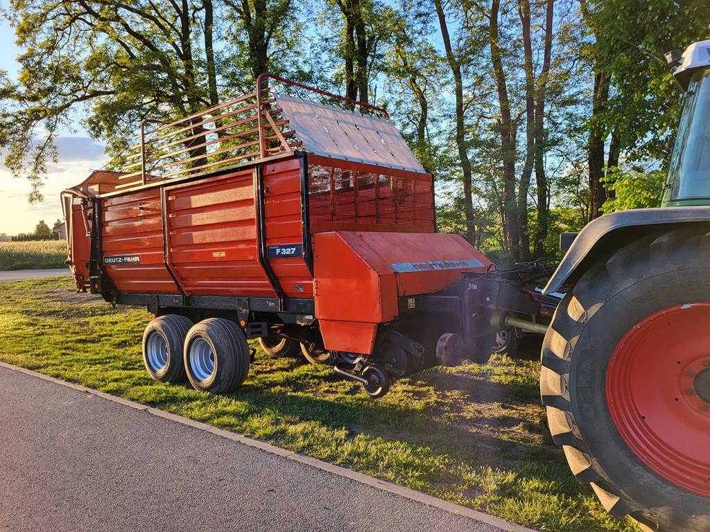 Przyczepa Zbierająca Samozbierająca Deutz-Fahr F327 Walce Noże TANDEM