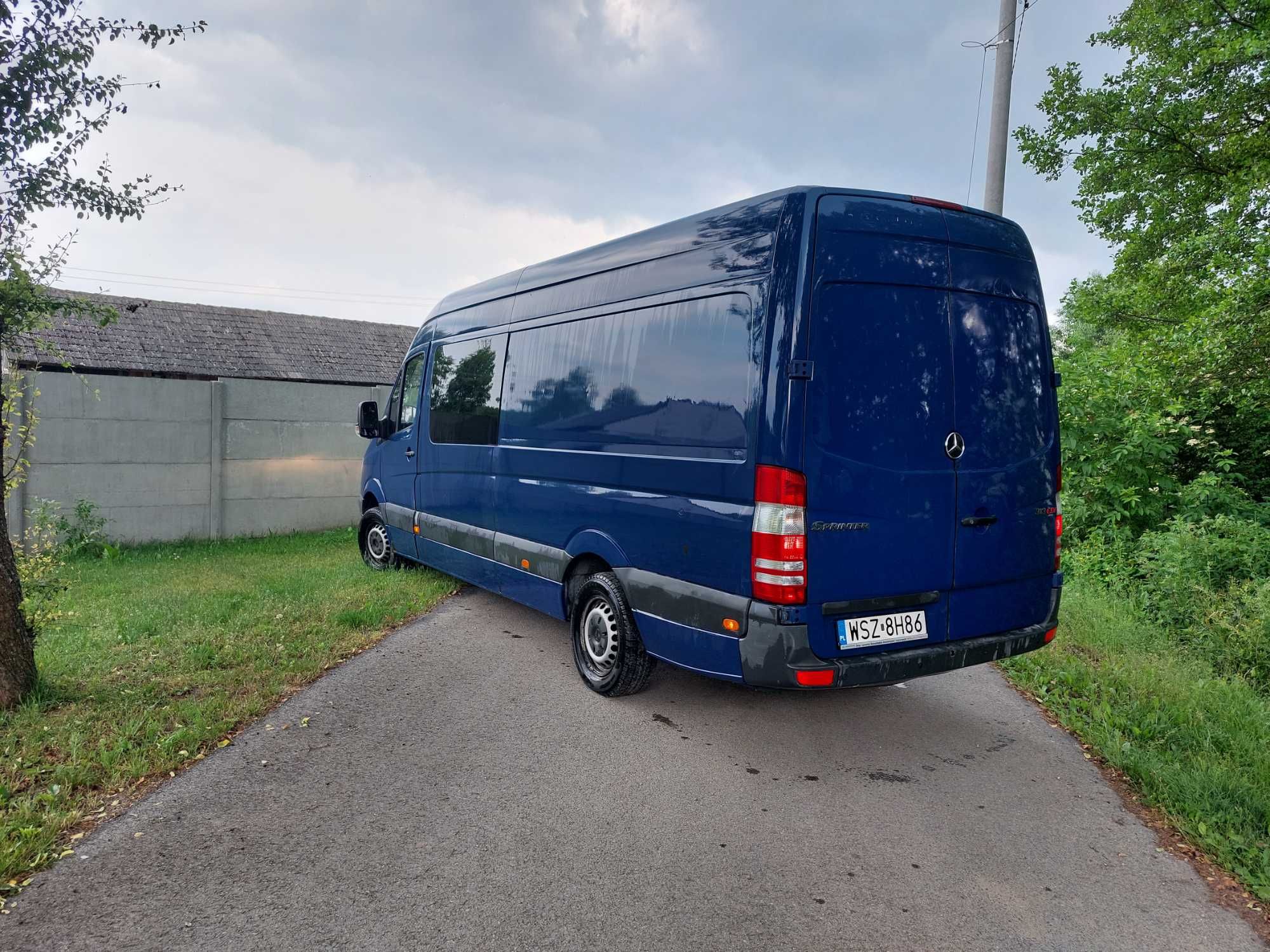 Mercedes-Benz Sprinter 313, 906, BRYGADÓWKA MAXI 6 Miejsc,