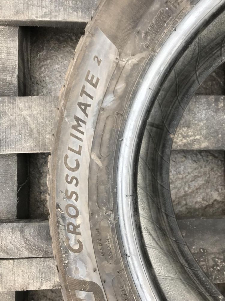 Michelin cross climate 2 215/55r17 пара резина шини б/у оригінал