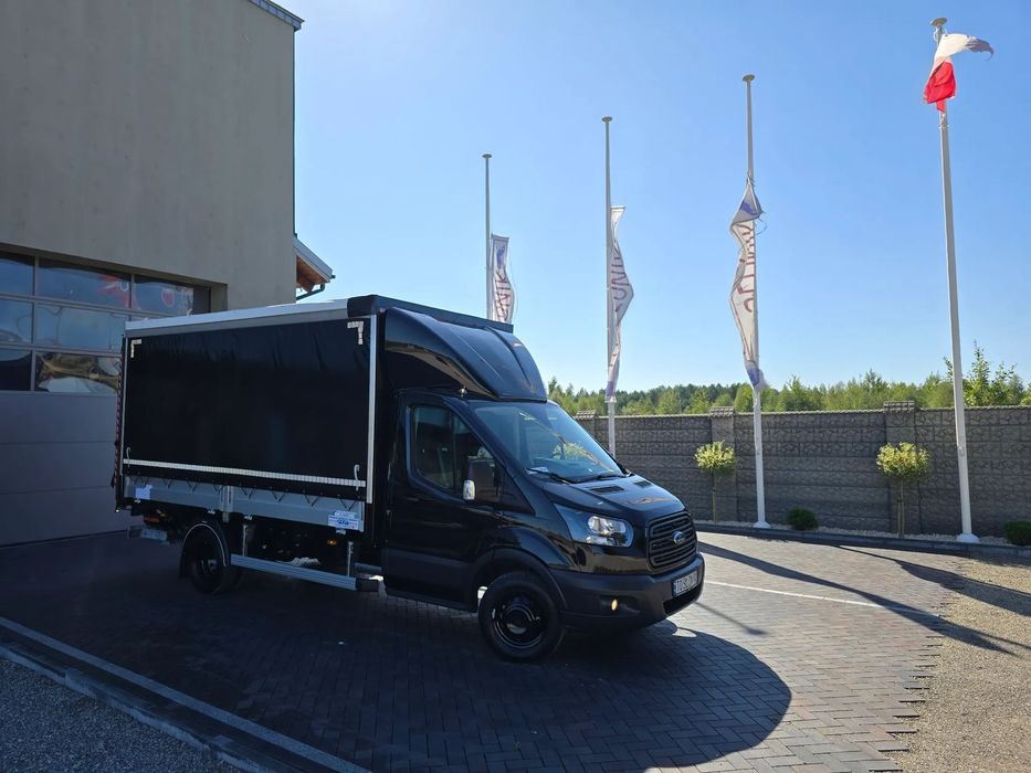 Ford TRANSIT 350-170 FIRANA WINDA &#039;&#039; Top of the Top&#039;&#039; NAVI ASYSTENT PASA RUCHU KLIMA TEMPOMAT CZARNY METALIK