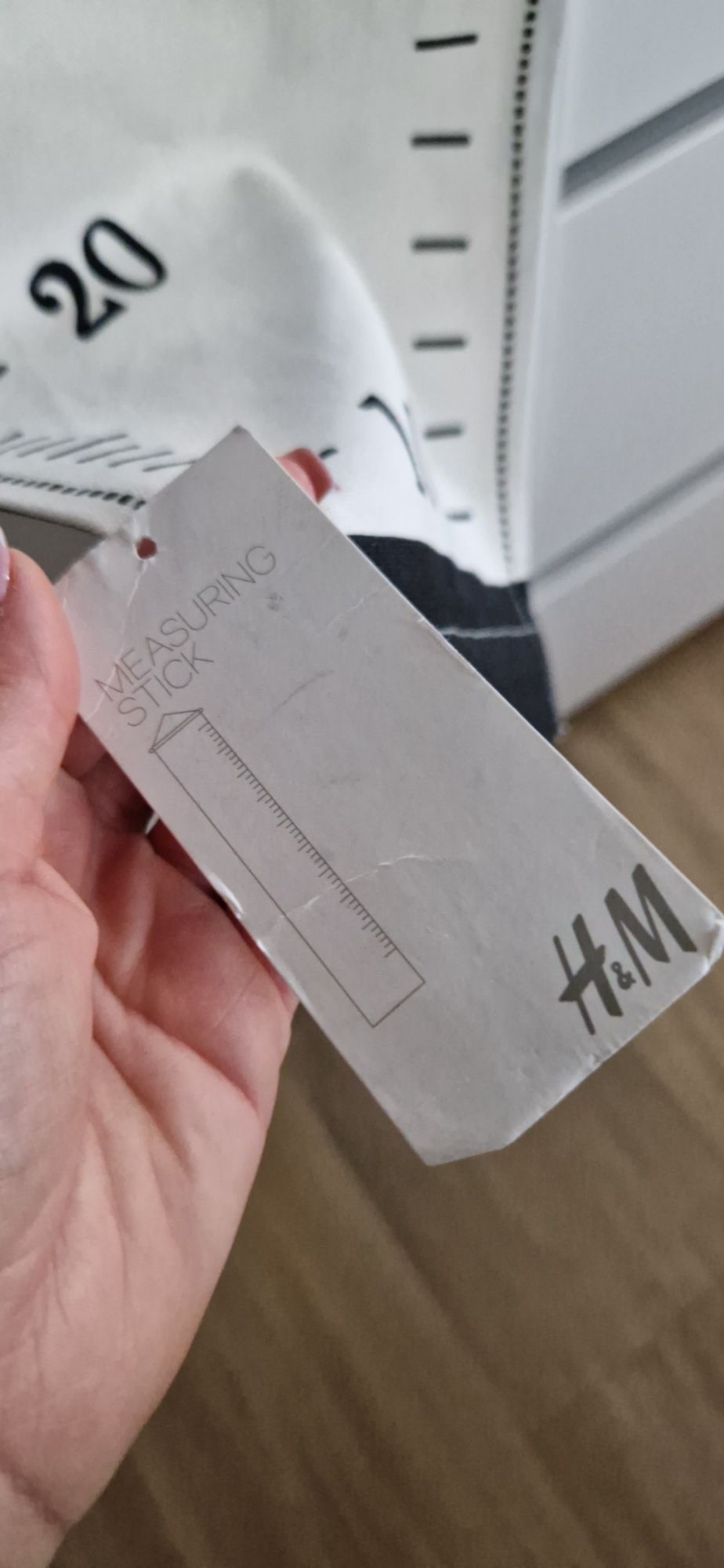 Miarka wzrostu dla dzieci nowa H&M