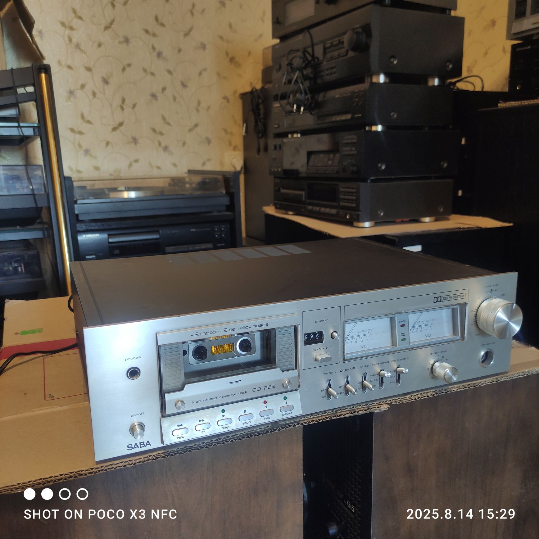Кассетная дека SABA CD262
