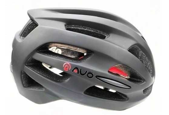 Kask rowerowy AVO-44 CZARNY MAT rozm.L (55-61cm)