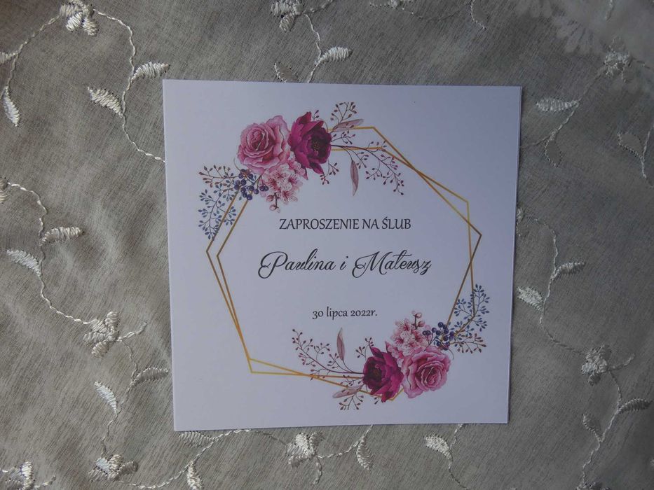 zaproszenia ślubne
