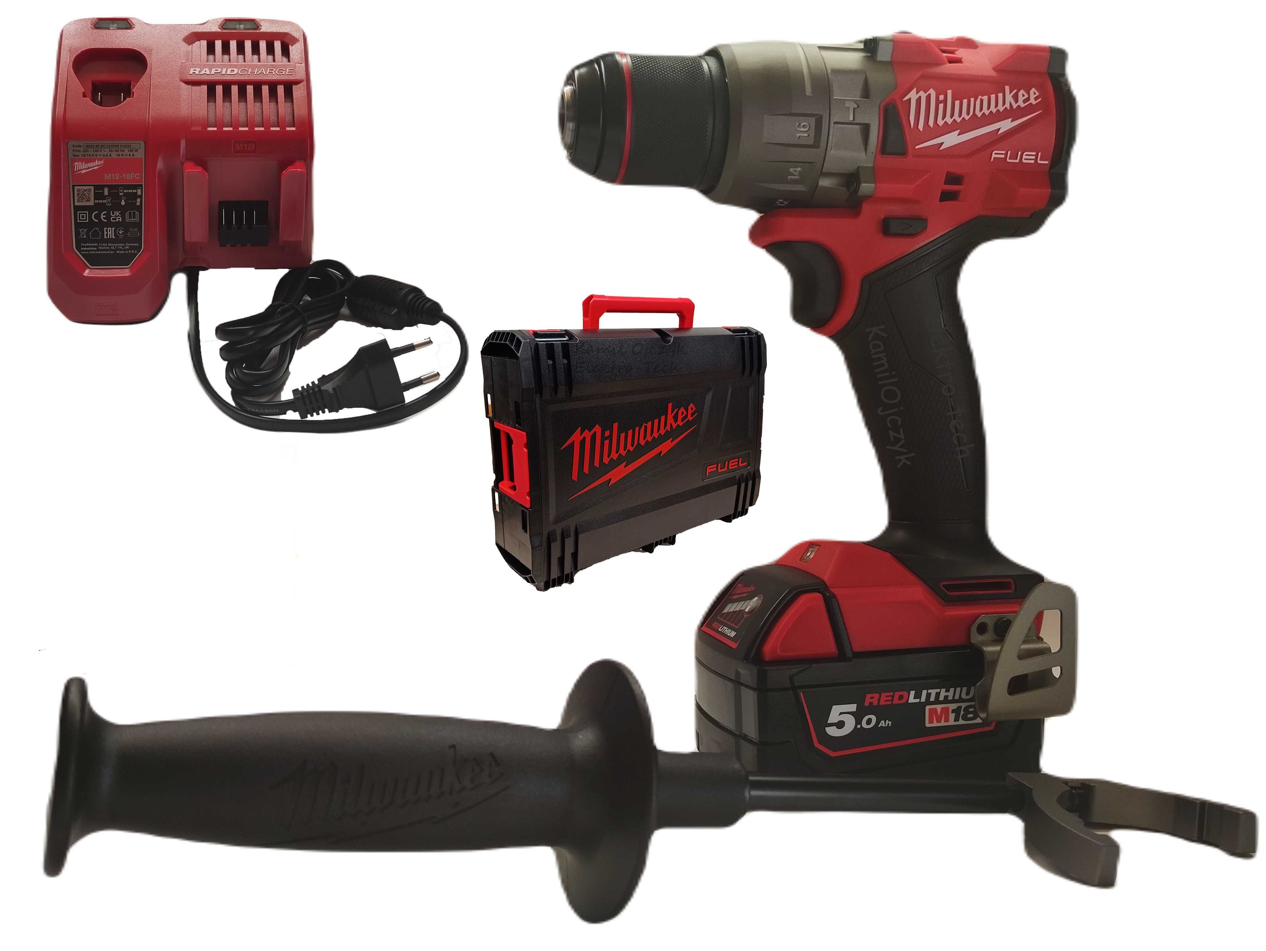 Milwaukee M18 FPD3-501X wiertarko-wkrętarka z udarem  1x 5AH 18V 158NM