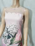 Sukienka koktajlowa w kwiaty zimowa na wesele TED BAKER XS SU0274