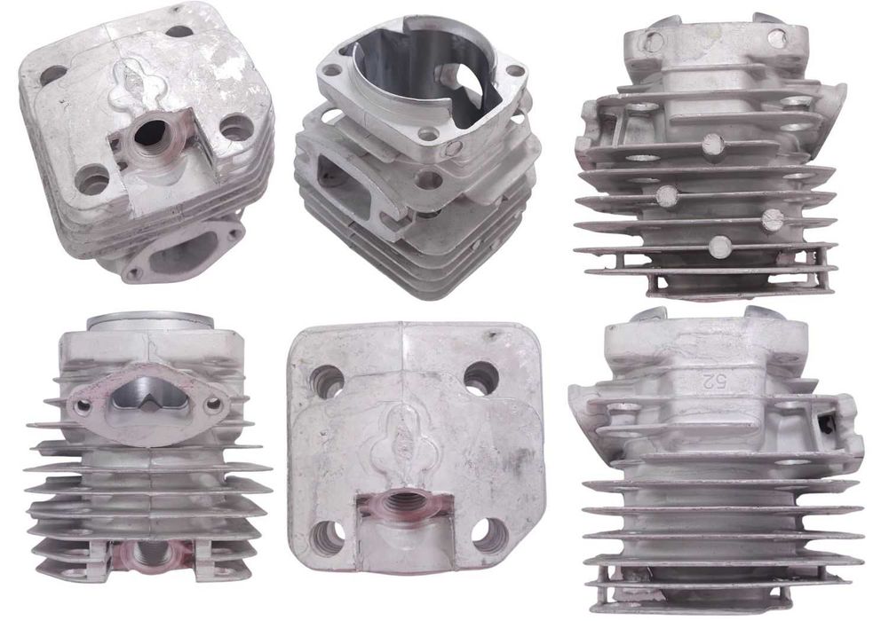 Cylinder tłok świeca do piły spalinowej zestaw naprawczy komplet 45 mm