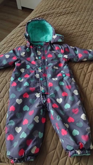 Kombinezon zimowy dla dziewczynki 86