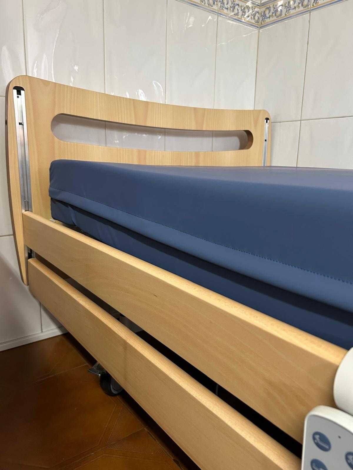 Cama hospitalar elétrica com variação em altura