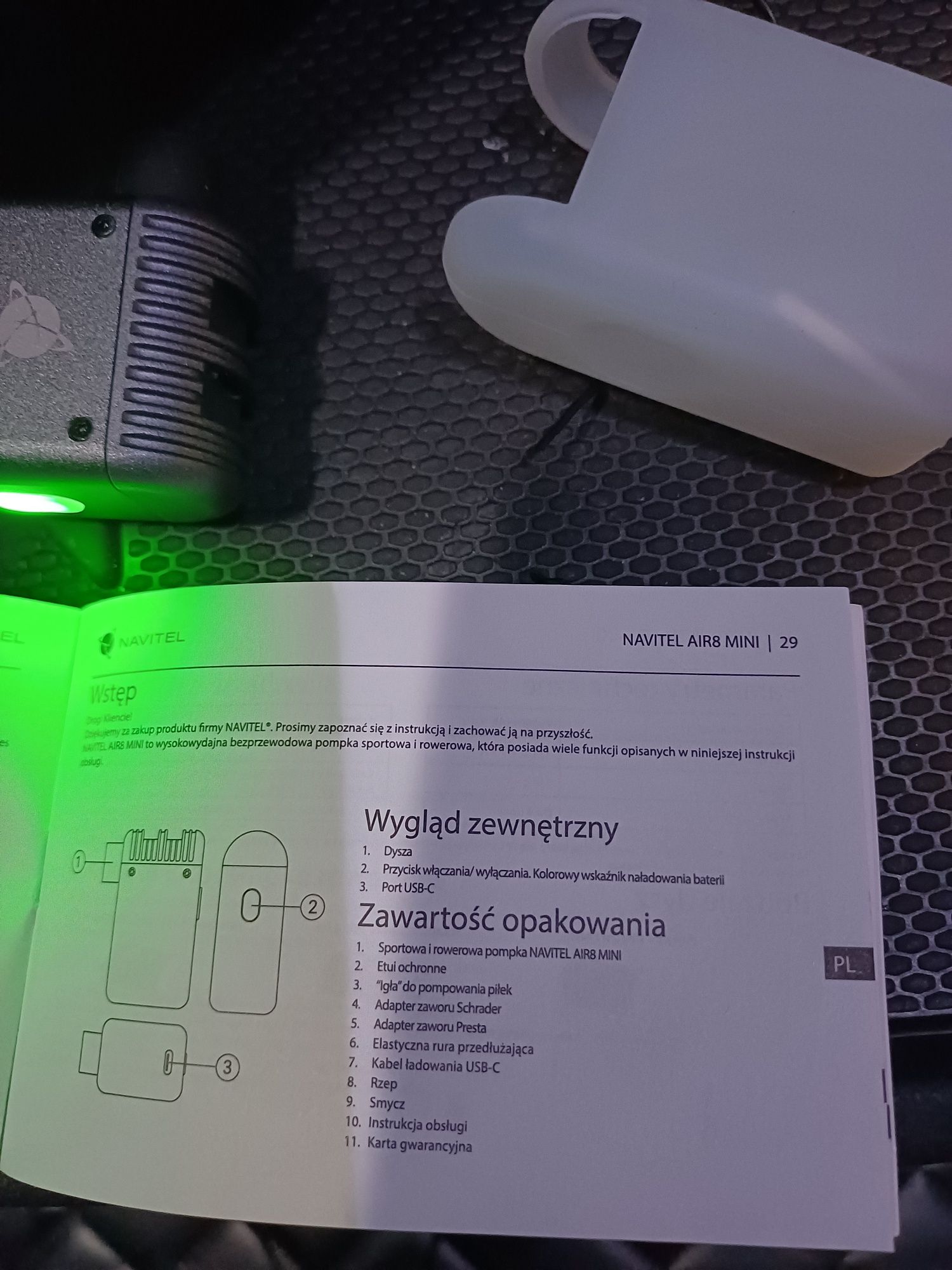 AIR 8MINI kompresor  Navitel  nowy