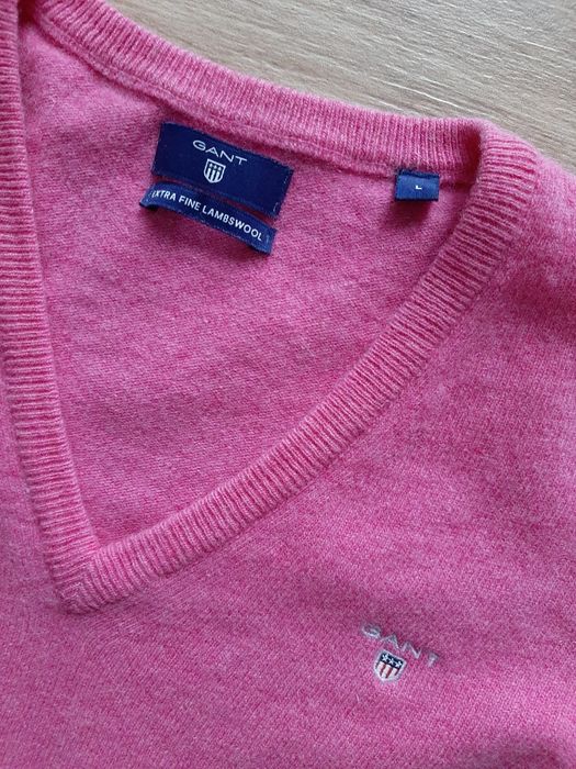 Sweter wełniany gant L