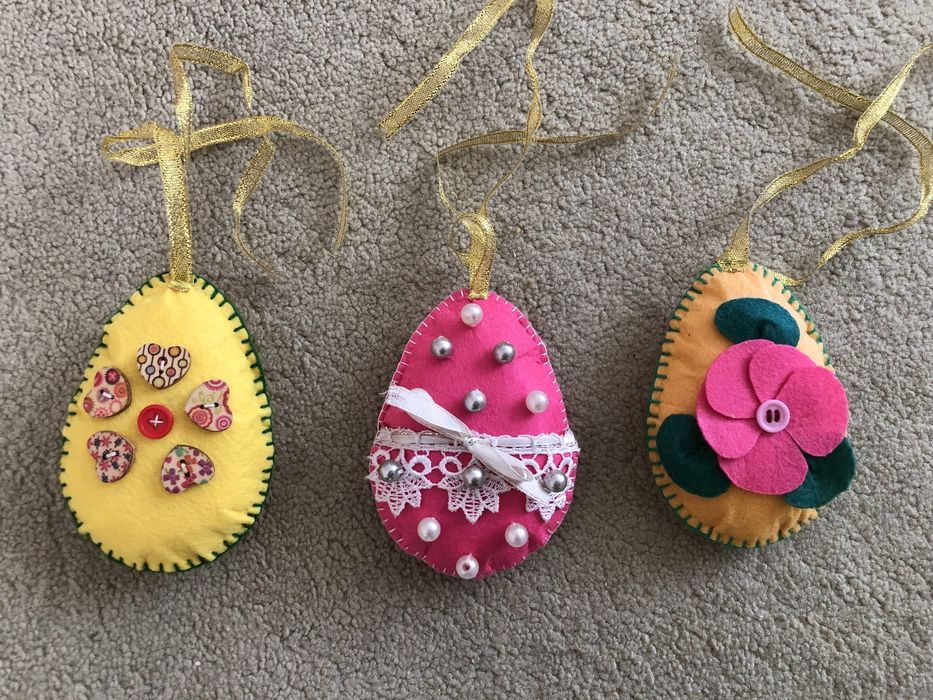 Пасхальний декор з фетру