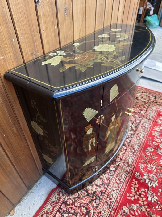 Chińska malowana komódka orientalna 100 cm #2037 Stylowy Węgrów