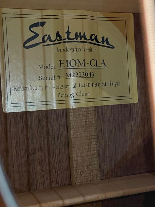 Gitara akustyczna Eastman E1OM-CLA (lite drewno)