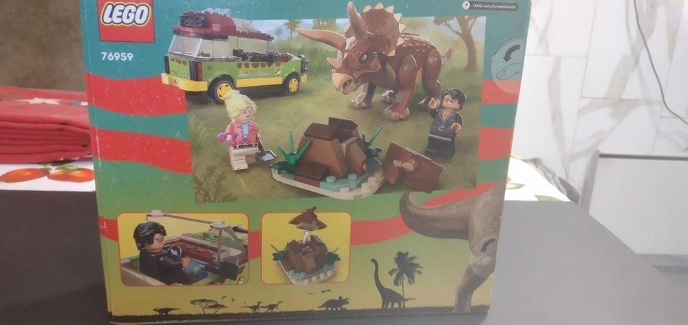 Lego Triceratops Research embalado nunca foi aberto