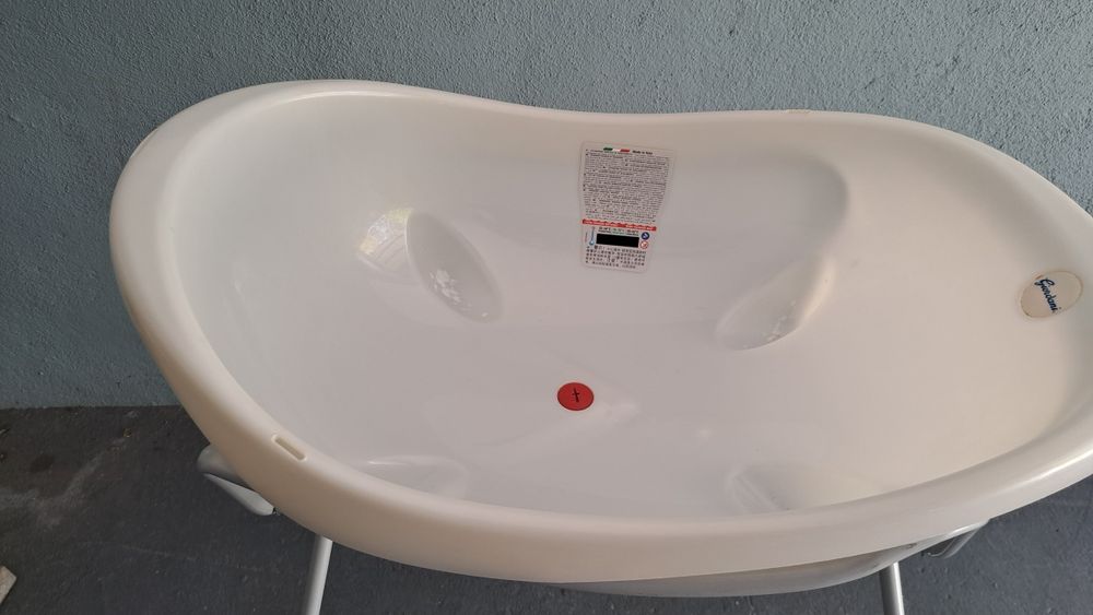 Banheira bebés com termómetro incorporado