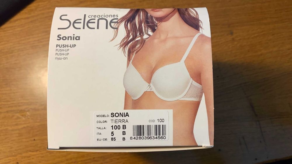 Selene Sónia Sutiã Push UP com aro e acolchoado Copa B