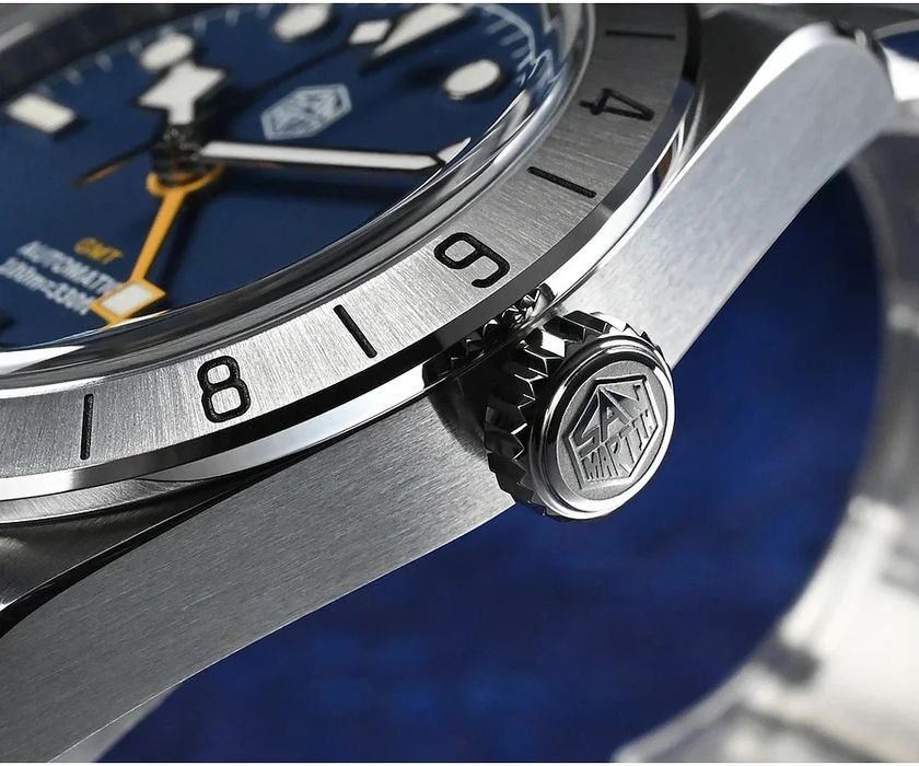 zegarek San Martin SN0054 GMT szafir