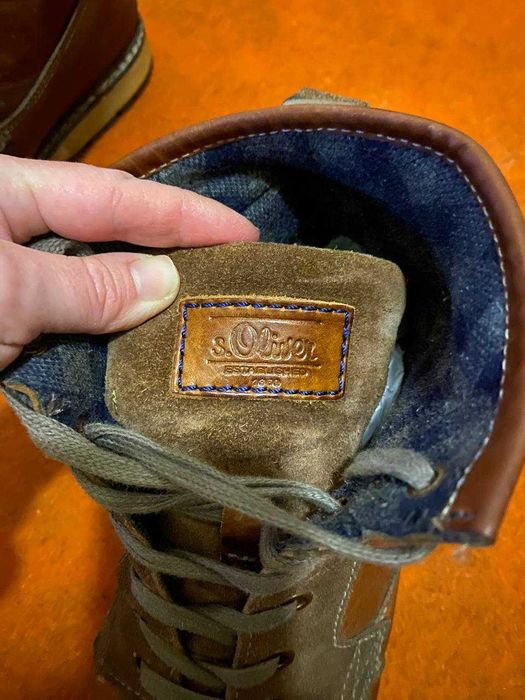 Чоловічі ботінки s'Oliwer (розмір 43) і Dockers (розмір 42)