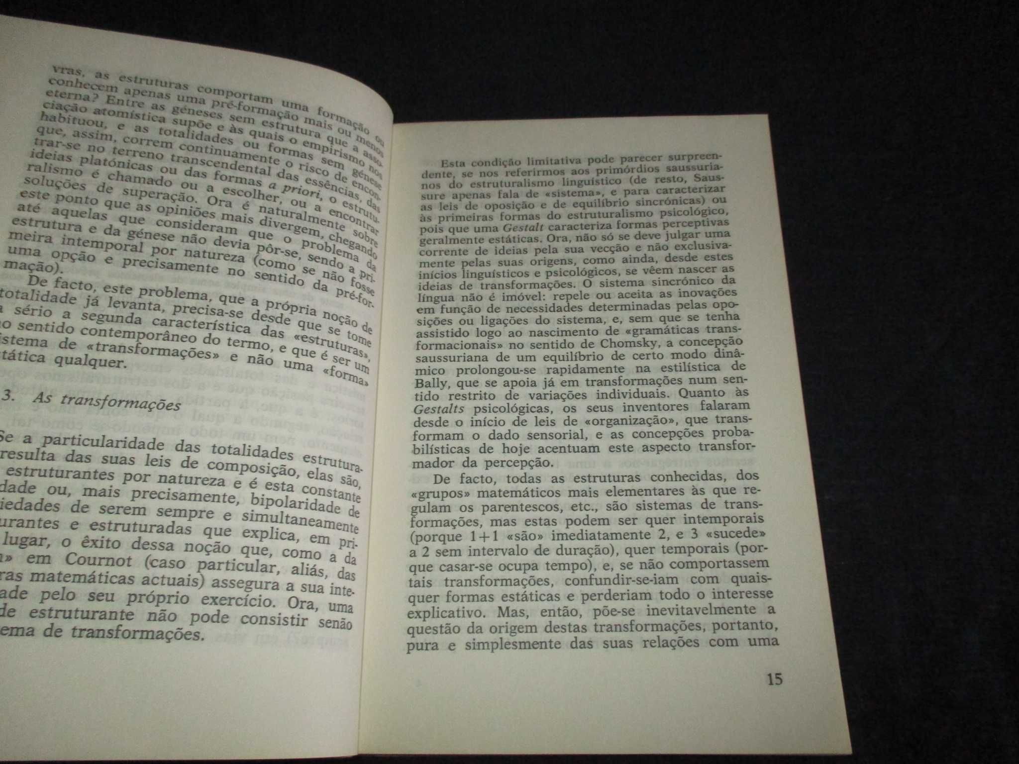 Livro O Estruturalismo Jean Piaget