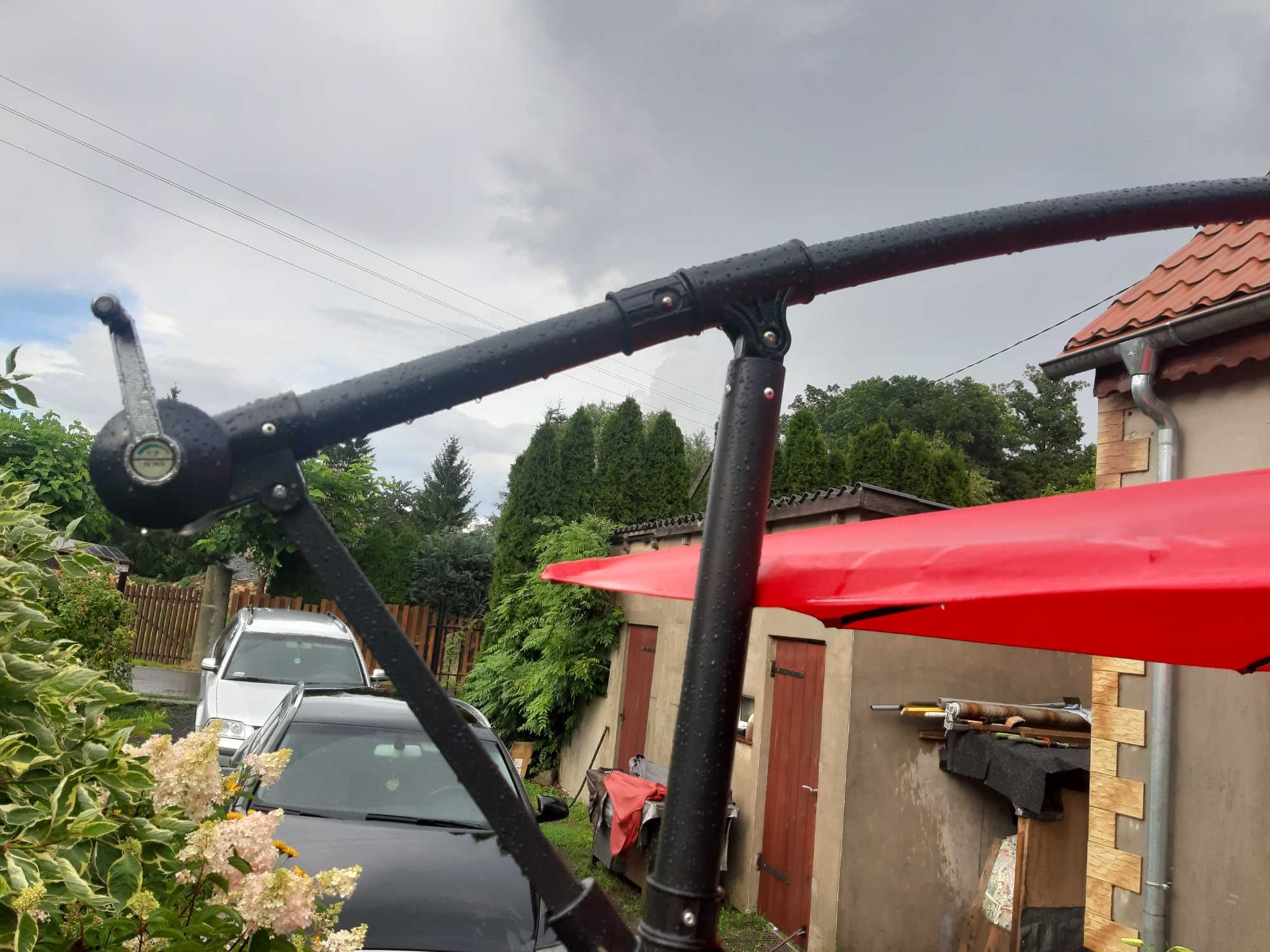 Parasol ogrodowy 3,5 m szeroki