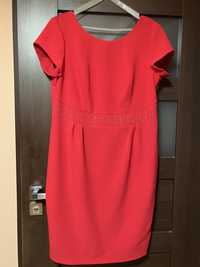 Sukienka koktajlowa czerwona rozmiar 46
