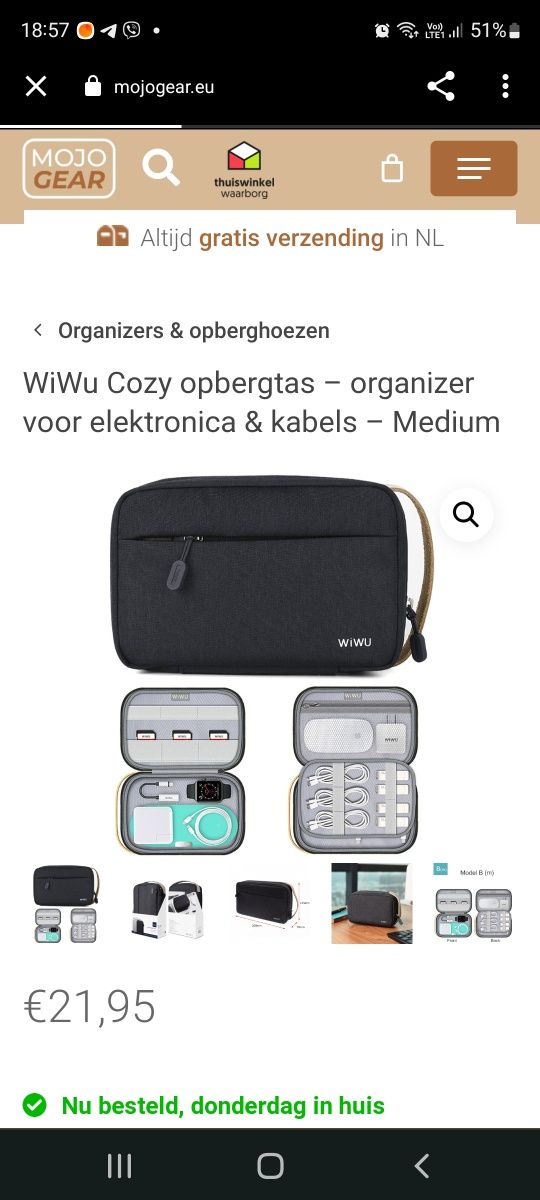 Органайзер Wiwu storage bag