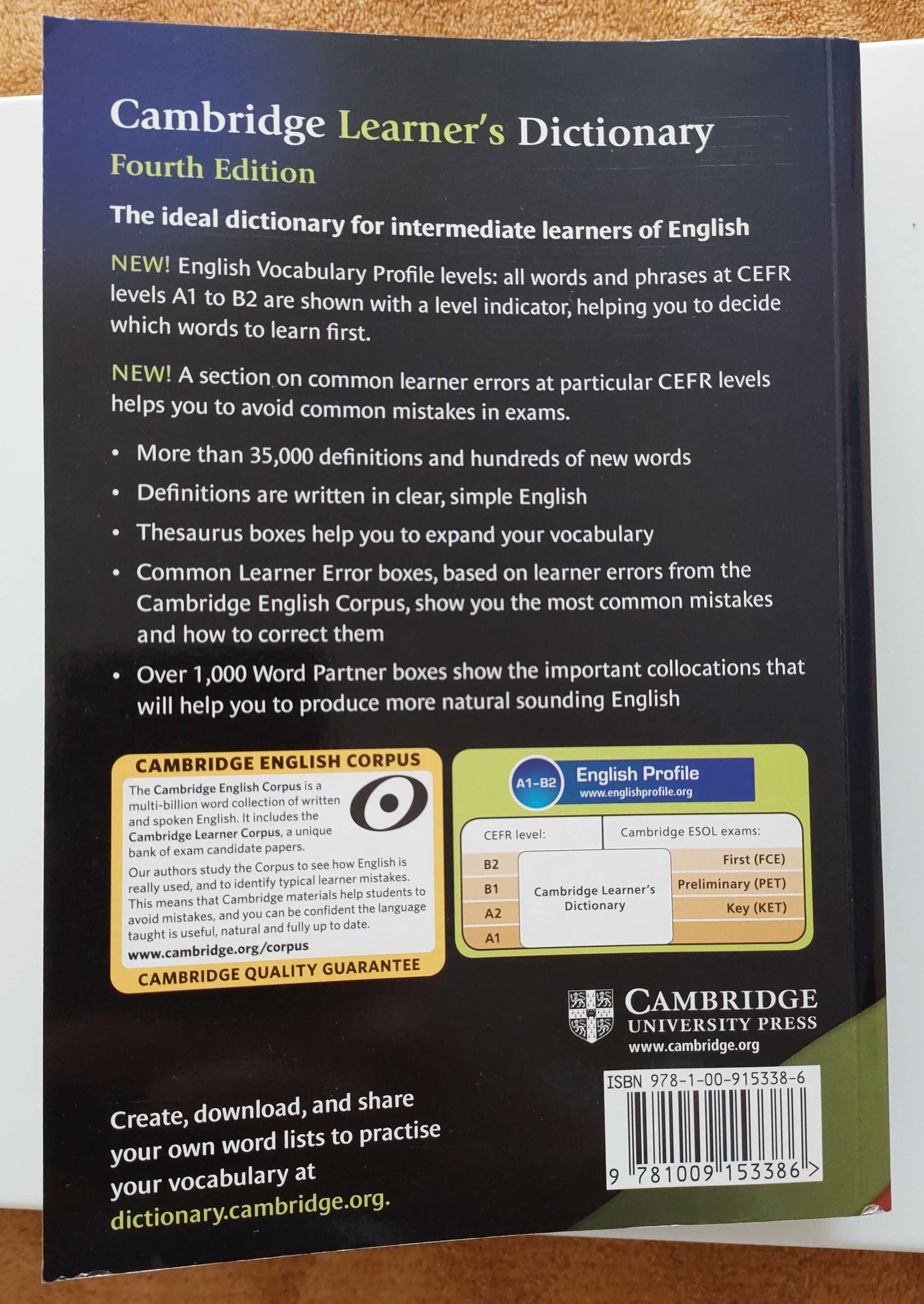 Słownik języka angielskiego [Cambridge Learner's Dictionary]