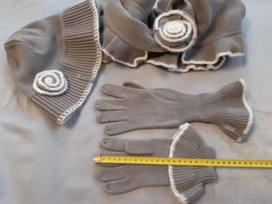 Комплект-Трійка Caps free шапка, шарф та рукавички