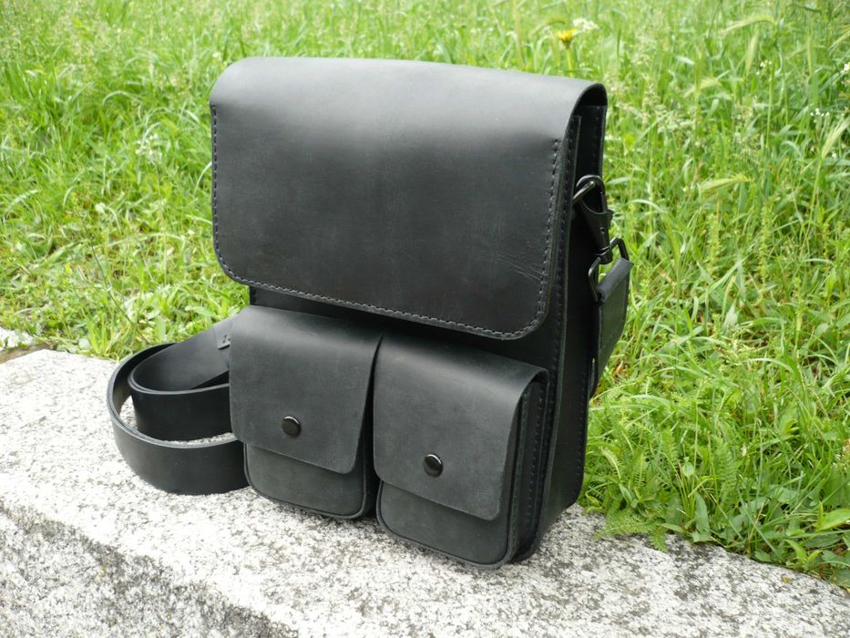Шкіряна  чоловіча сумка