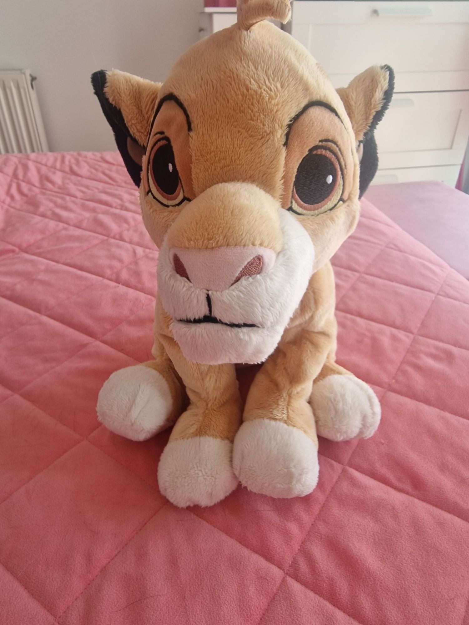 Peluche rei leão-simba